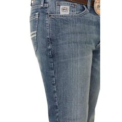 Calça Masculina Cinch Jeans Médio Silver Label Slim Mid Rise Straight Leg Ref:MB98034015