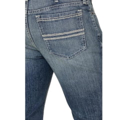 Calça Masculina Cinch Jeans Médio Silver Label Slim Mid Rise Straight Leg Ref:MB98034015