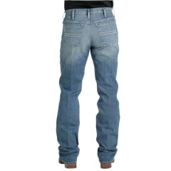 Calça Masculina Cinch Jeans Médio Silver Label Slim Mid Rise Straight Leg Ref:MB98034015