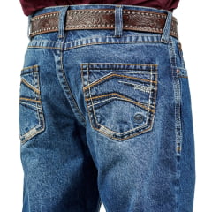 Calça Masculina Dock's Jeans Azul Estornado Relaxed DW11 Xtreme Silver Ref 04421-005