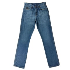 Calça Masculina Jeans Laço Forte 100% Bordado Marrom Ref:8045