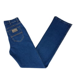Calça Masculina Jeans Laço Forte Elastano Destroy Escuro Ref:1021