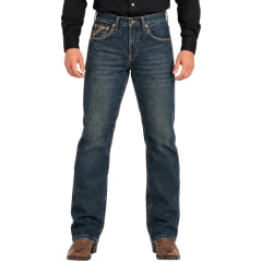 Calça Masculina Os Boiadeiros Tradicional 100% Algodão Lavagem Dirty Bordado Nos Bolsos Ref:337