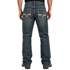 Calça Masculina Os Boiadeiros Tradicional 100% Algodão Lavagem Dirty Bordado Nos Bolsos Ref:337