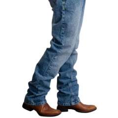 Calça Masculina Jeans Texas Farm Hard 100% Stone Verde Neon Ref:PDM026