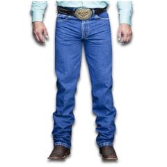 Calça Masculina King Farm Jeans Gold Fire 2 AzuL 100% Algodão Bordado Ref:1059