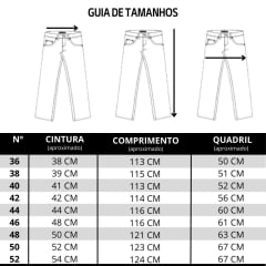 Calça Masculina King Farm Jeans Gold Fire 2 AzuL 100% Algodão Bordado Ref:1059