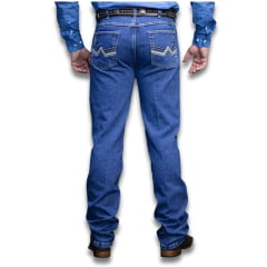 Calça Masculina King Farm Jeans Gold Fire 3 AzuL 100% Algodão Bordado Ref:1060