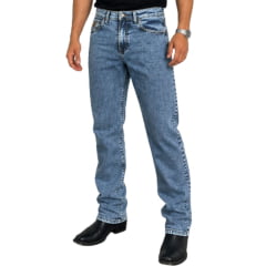 Calça Masculina Laço Forte White Label Elastano Bordado Nos Bolsos REF:8056