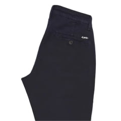 Calça Masculina Lee Azul Marinho Sarja Slim Chino Strech Soft Ref:2205L