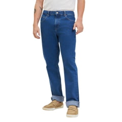 Calça Masculina Lee Jeans Azul Chicago Moove Stretch Regular Fit Reta Ref.1129L