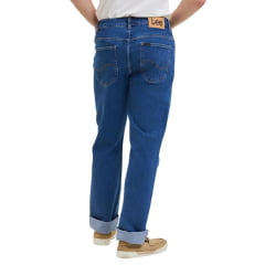 Calça Masculina Lee Jeans Azul Chicago Moove Stretch Regular Fit Reta Ref.1129L