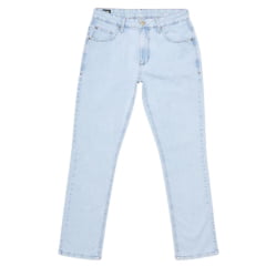 Calça Masculina Lee Jeans Azul Claro Daren Regular Fit Oman Smow Reta - Ref. 2039L