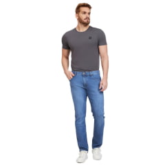 Calça Masculina Lee Jeans Azul Médio Daren Regular Fit Kazan Ref:2060L