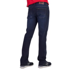 Calça Masculina Lee Jeans Azul Noite Chicago Moove Stretch Regular Fit Classy Sobren - Ref.1113L