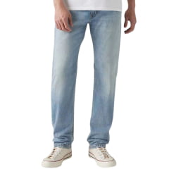 Calça Masculina Levi's 505 Regular Azul Claro Ref:005053068