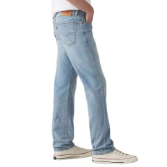 Calça Masculina Levi's 505 Regular Azul Claro Ref:005053068
