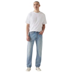 Calça Masculina Levi's 505 Regular Azul Claro Ref:005053068