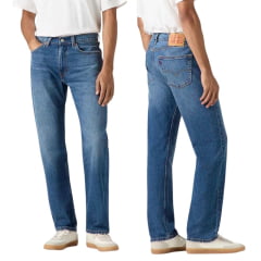 Calça Masculina Levi's 505 Regular Azul Escuro Ref:005053081