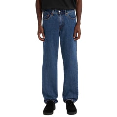 Calça Masculina Levi's 505 Regular Azul Escuro Ref:00505488