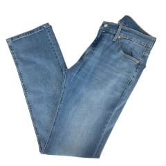 Calça Masculina Levi's 505 Regular Jeans Claro Ref:LB5050065