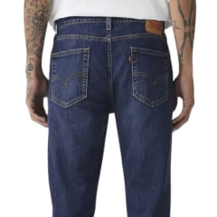 Calça Masculina Levi's Jeans Azul 514 Straight Com Stretch Ref:005141964