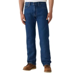 Calça Masculina Levi's Jeans Azul 557 For Cowboys Western Straight Stretch Ref:001Y00003