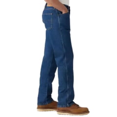 Calça Masculina Levi's Jeans Azul 557 For Cowboys Western Straight Stretch Ref:001Y00003