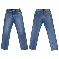 Calça Masculina Levi's Jeans Azul Delavê 505 Regular Stretch Ref: 5050058