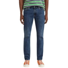 Calça Masculina Levi's Jeans Azul Destroyer 511 Slim Com Stretch Ref:0451152987