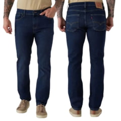 Calça Masculina Levi's Jeans Azul Escuro 511 Slim Com Strech Ref: LB5110065