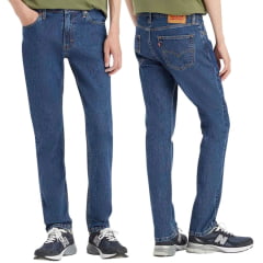 Calça Masculina Levi's Jeans Azul Escuro 511 Slim Strech Ref:045115848