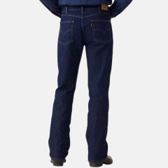 Calça Masculina Levi's Jeans Azul Escuro 537 For Cowboys Western Bootcut Stretch Ref:000XI0018