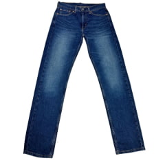 Calça Masculina Levi's Jeans Azul Médio 505 Regular Stretch Ref: 5052869