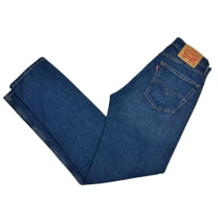 Calça Masculina Levi's Jeans Azul Médio 505 Regular Stretch Ref: 5052869