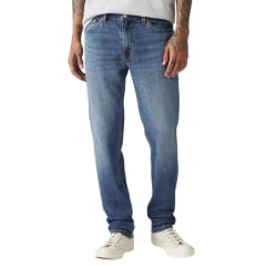 Calça Masculina Levi's Jeans Azul Médio 511 Slim Lightweight Denim Strech Ref:045116106