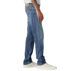 Calça Masculina Levi's Jeans Azul Médio 511 Slim Lightweight Denim Strech Ref:045116106