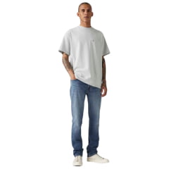 Calça Masculina Levi's Jeans Azul Médio 511 Slim Lightweight Denim Strech Ref:045116106