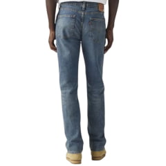 Calça Masculina Levi's Jeans Azul Médio 514 Straight Stretch Regular Flex Ref: 005141493