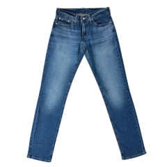 Calça Masculina Levi's Jeans Azul Médio 514 Straight Com Strech Ref: LB 5140060