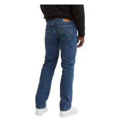 Calça Masculina Levi's Jeans Azul Médio 514 Straight Com Stretch - Ref.005140831