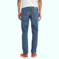 Calça Masculina Levi's Jeans Azul Stonado 511 Slim Com Stretch Sits Below Your Waist Ref.45111390