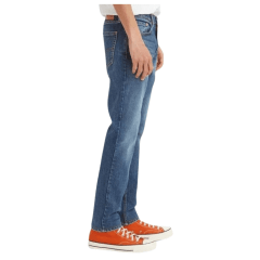 Calça Masculina Levi's Jeans Azul Stonado 511 Slim Com Stretch Sits Below Your Waist Ref.45111390