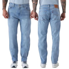 Calça Masculina Levi's Jeans Claro 505 Regular Com Strech Ref:LB5050063