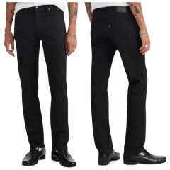 Calça Masculina Levi's Jeans Preto 511 Slim Advanced Stretch - Ref.04511907