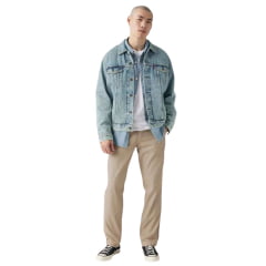 Calça Masculina Levi's XX Chino Authentic Relaxed Lighweight Caqui Claro Ref: A57530044