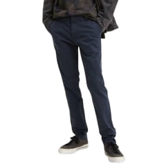 Calça Masculina Levi's XX Chino Slim Taper Com Strech Azul Marinho Ref:171990013