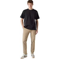 Calça Masculina Levi's XX Chino Standard Taper Stretch Bege Escuro Ref: 171960011