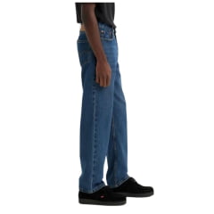 Calça Masculina Levi's Jeans Azul Médio 505 Regular Reta REF: LB5050059