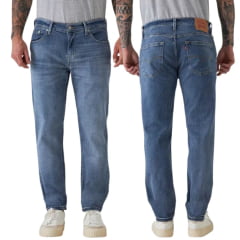 Calça Masculina Levi's Jeans Azul Médio 511 Slim Com Strech Ref:LB5110063